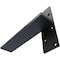 Ekena Millwork 2 1/2"W x 12"D Floating Steel Heavy Duty Wall Mount, Powder Coated Black BKTM02X12FWPBL - alternate 8